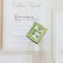 Daniel Swarovski Paris Collection Sterling Silver & Green Synthetic Spinel Statement Ring
