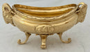 Four George III Silver Gilt Rams' Masks Salts. London 1783 William Pitts. 29.7 troy ounces.