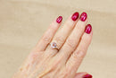 Beautiful 18ct White Gold Kunzite & Diamond Ring – Birmingham Hallmarked