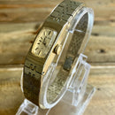Seiko Ladies Vintage Mechanical Cocktail Watch – Gold-Plated Bracelet