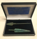 A Group Of Two Large Bronze Age Arrow Heads.