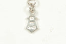 Silver & Gold Rose Quartz Welsh Clogau Pendant & Chain