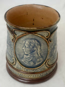 Vice Admiral Viscount Horatio Nelson, Royal Doulton Centenary Mug, circa 1905.