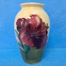 A Moorcroft Vase in the Hibiscus Design by Walter Moorcroft