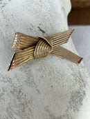 Vintage 1966 Christian Dior Gold Plated Mesh Brooch