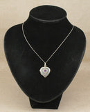 Charming Sterling Silver & Amethyst Heart Locket