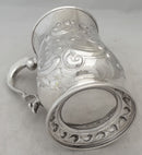 Victorian Silver Plated Tankard, circa 1880.