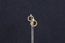 Elegant 9ct Gold CZ ‘Scatter’ Hoop Earrings – London Hallmarked