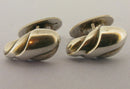 Vintage Georg Jensen Sterling Silver Cufflinks Design No 148 Original Box