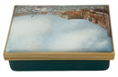The 1806 River Thames Funeral Procession of Vice Admiral Lord Nelson, Enamel Box. After Daniel Turner.