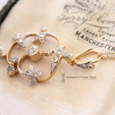 Art Nouveau 9ct Diamond Pendant