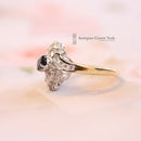 18ct Sapphire & Diamond Cocktail Ring