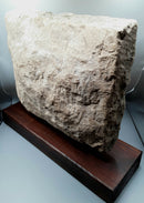 A Late Medieval Period, Large Stone Fragment Of A Nine Men Of Morris Gaming Board.