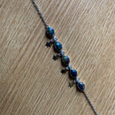 Sterling silver 925 and Black Well Opal Bracelet