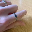 Australian Opal And Silver Ring