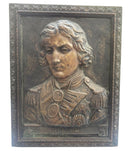 Vice Admiral Viscount Horatio Nelson Portrait Profile Plaque, circa 1905.