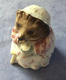 Beswick Mrs Tiggywinkle Takes Tea figure Beswick Beatrix Potter figurine BP3 Beswick hedgehog figure
