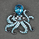 Octopus brooch