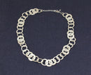 Stylish Designer Sterling Silver Necklace – 1960s Inspired Design