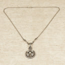 Silver, Marcasite Cultured Pearl and Seed Pearl Pendant / Necklace