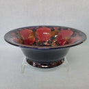 A Moorcroft Footed Bowl (Dia 8 inch) c1916-c1918 in Pomegranate