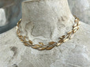 Vintage Grosse 1958 (Dior Designer) Gold Plate Laurel Wreath Style Necklace