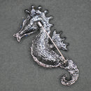 Seahorse brooch