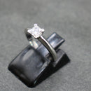 Platinum 0.47ct diamond solitaire ring