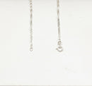 Dazzling Sterling Silver & Midnight Blue Sapphire Pendant & Silver Chain