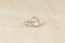 Silver & Quartz Statement Ring