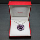 Baccarat-purple-crystal-and-silver-pendant-necklace-24j014a