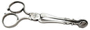 George II Pair of Silver Tea Tongs. London circa 1740, Jeremiah Lee.