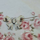 Sterling Silver & Abalone Shell Butterfly Brooch