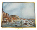 The 1806 River Thames Funeral Procession of Vice Admiral Lord Nelson, Enamel Box. After Daniel Turner.
