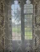 Olivia c1870 period design cotton lace panel readymade 58"/90”