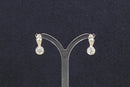 Silver & Crystal Ear Studs