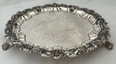 Early Victorian Silver Plate on Copper Salver, circa 1850.