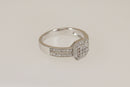 Stunning 14ct White Gold Diamond Cluster Ring – Contemporary Multi-Diamond Design