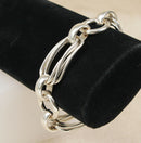 Impressive Designer Vintage Danish Sterling Silver Statement Bracelet