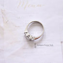 Platinum Princess Cut Diamond 1.45cts Three Stone Ring