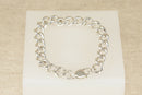 Heavy Silver Curb Chain Bracelet