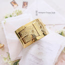 Victorian Silver Gilt Buckle Bangle
