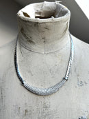 Vintage Christian Dior Silver Plated Rhinestone Necklace