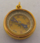 Mrs Newman Victorian 18ct Gold Compass Fob Bir 1895 Boxed