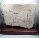 A Late Medieval Period, Large Stone Fragment Of A Nine Men Of Morris Gaming Board.