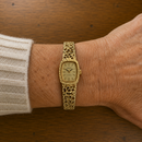 Vintage Regency Ladies Cocktail Watch | 17 Jewel Swiss Mechanical | Gold Tone Openwork Bracelet | Boxed