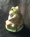 Beswick Beatrix Potter figurine Beswick Mr Jeremy Fisher figurine Beswick Frog figurine with spotty legs