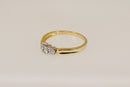 Stunning 18ct Gold Diamond Trilogy Ring – 0.33ct Total Diamond Weight