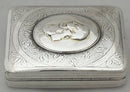 Vice Admiral Horatio Nelson, 1st Viscount Nelson, Silver Portrait Snuff Box. Birmingham 1805 William Pugh. 1.6 troy ounces.