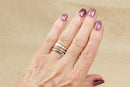 Silver Designer Twist Ring